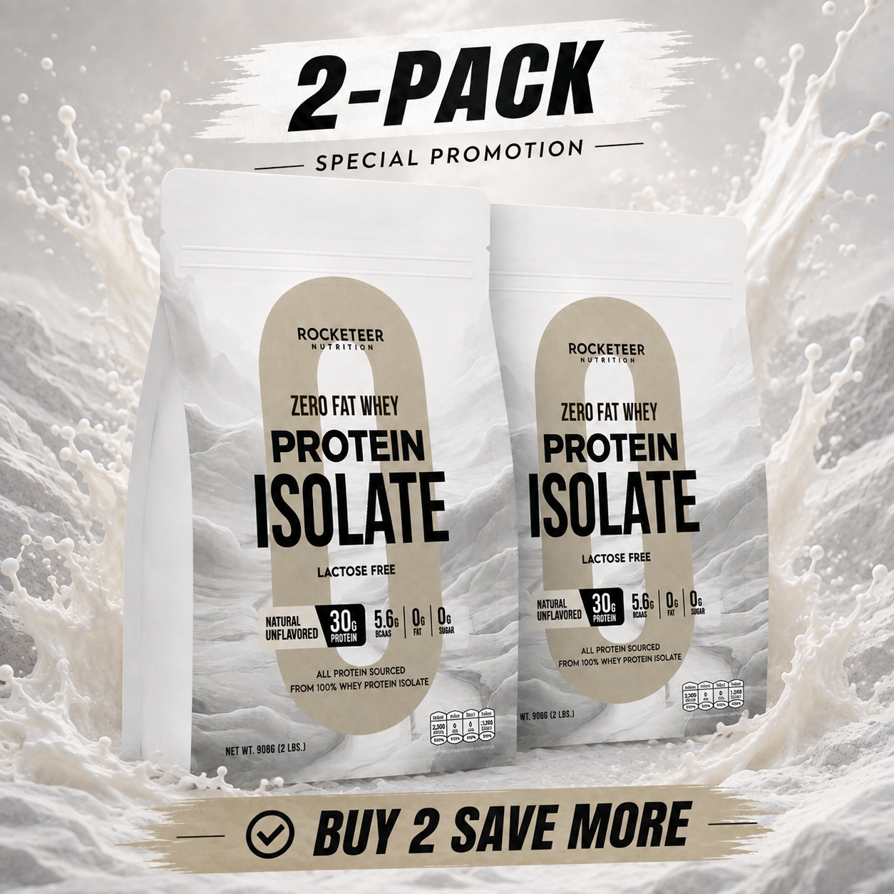 Zero Fat Lean Whey Protein Isolate